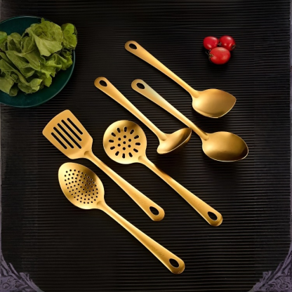 Spatule écumoire multifonction en acier inoxydable