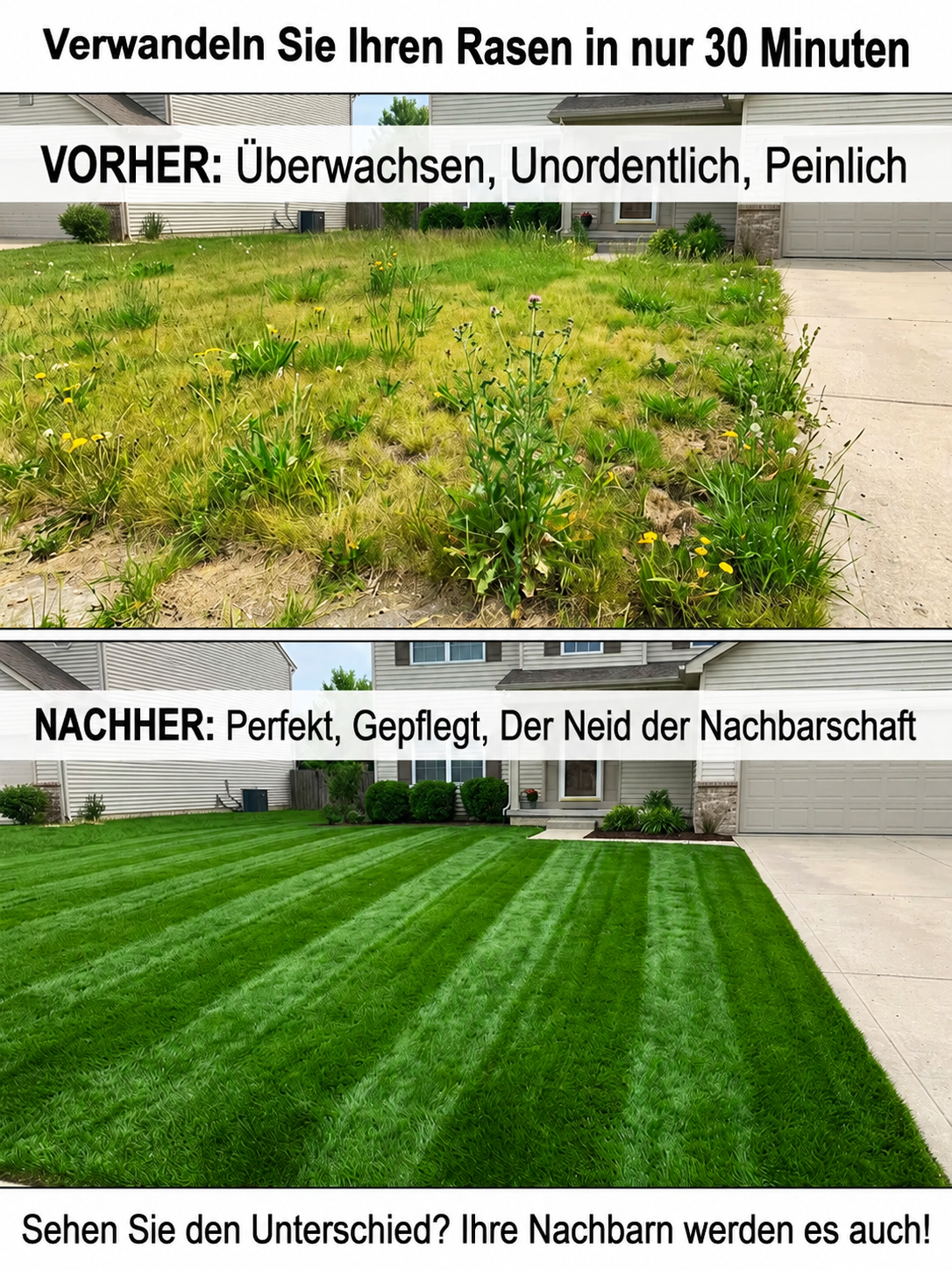【Lange Akkulaufzeit】Elektrischer faltbarer Rasenmäher 