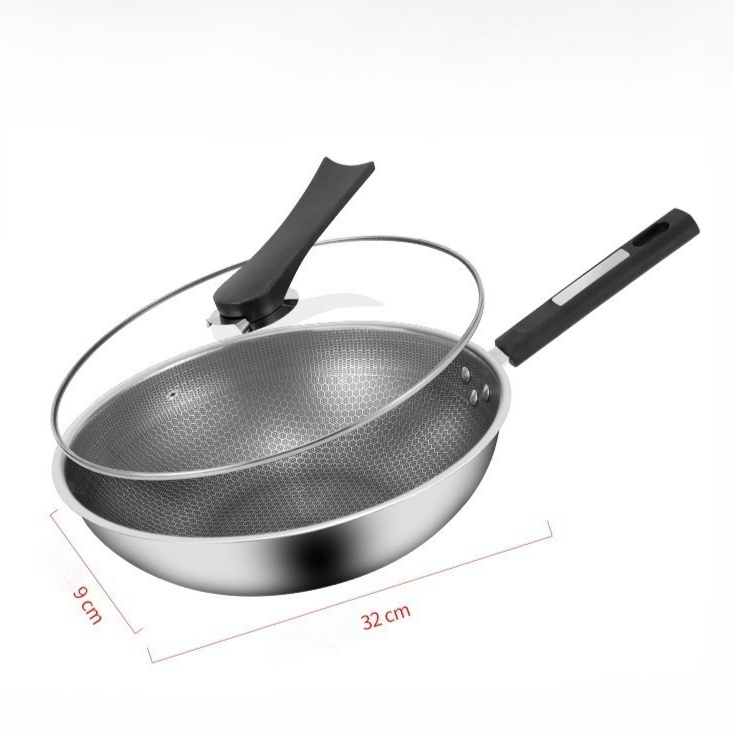 Pfanne mit Antihaftwirkung, unbeschichtet