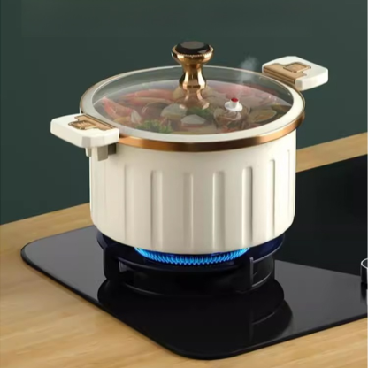 Edelstahl-Suppentopf mit Mikrodruck