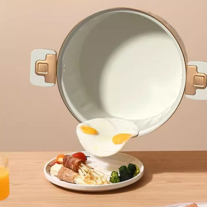 Edelstahl-Suppentopf mit Mikrodruck