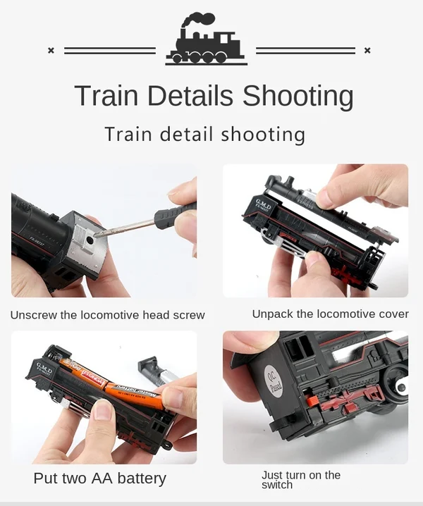 🚂Electric Old Train Model