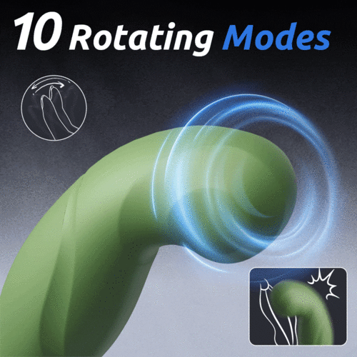 Vibrators for Men Prostate Stimulation Men Vibration with 360° Rotating 10 Vibrations Vibrator Sex Toy for Men C-shaped Portable Vibrator Sets for Men Plug