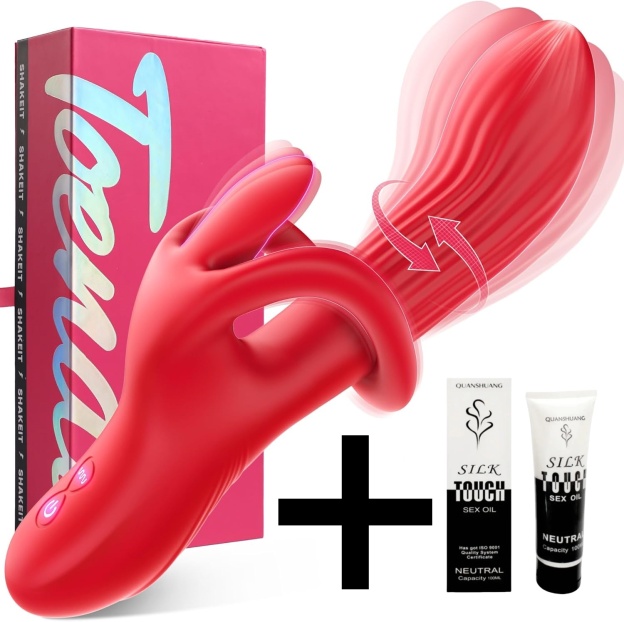 🔥Hot sale!🐰luxurious rabbit massager-9 rotary vibrators, 9 vibration modes.G-spot vibrator