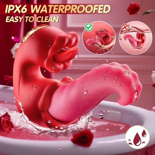 🔥Dual-stimulation tongue vibrator👅 – featuring 10 clitoral licking modes and 10 oscillating vibration modes.