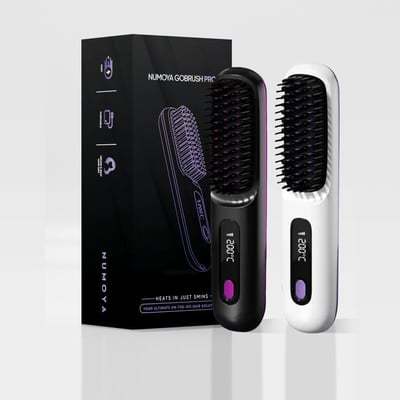 Portable Cordless Straightener Brush