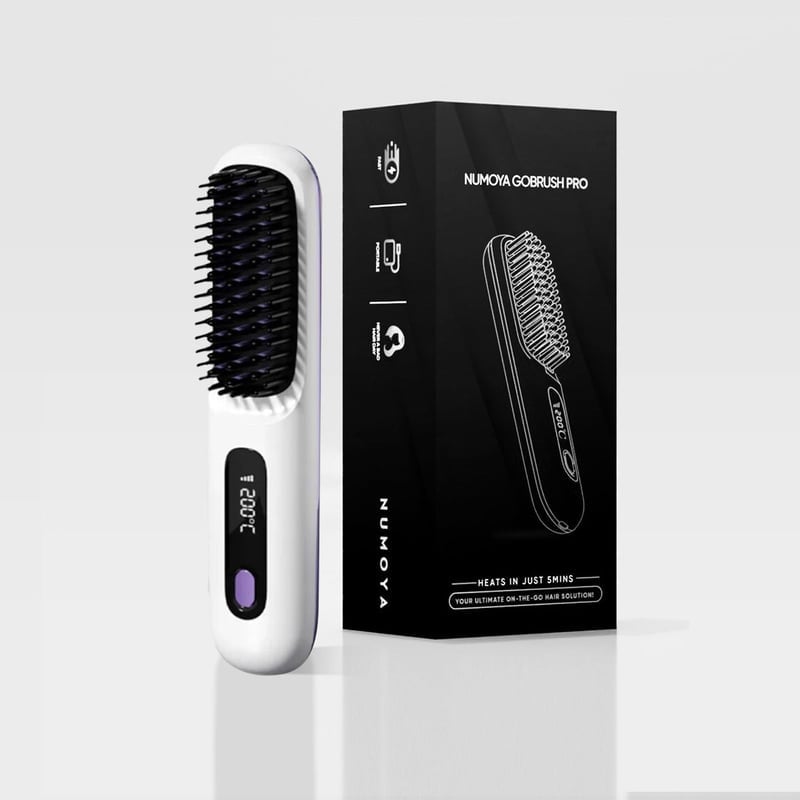 Portable Cordless Straightener Brush