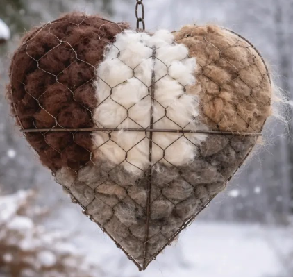 🔥LAST DAY 60% OFF - ☁ Handmade Alpaca Fiber Bird Nesting Heart 🏡 Buy 2 Free Shipping 💕