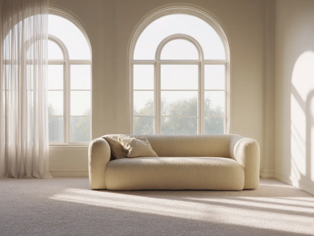 Sofás 2 plazas - tela - 182x92x78 cm - beige - estilo minimalista-Craftgetly