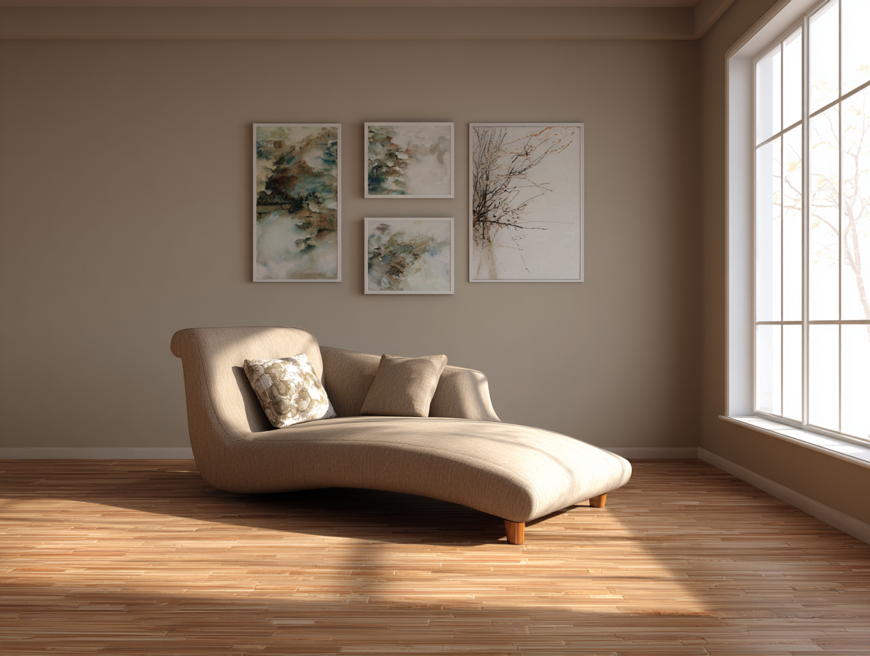 Chaise longue - tela-madera - 176x80x82 cm - beige - estilo moderno-Craftgetly