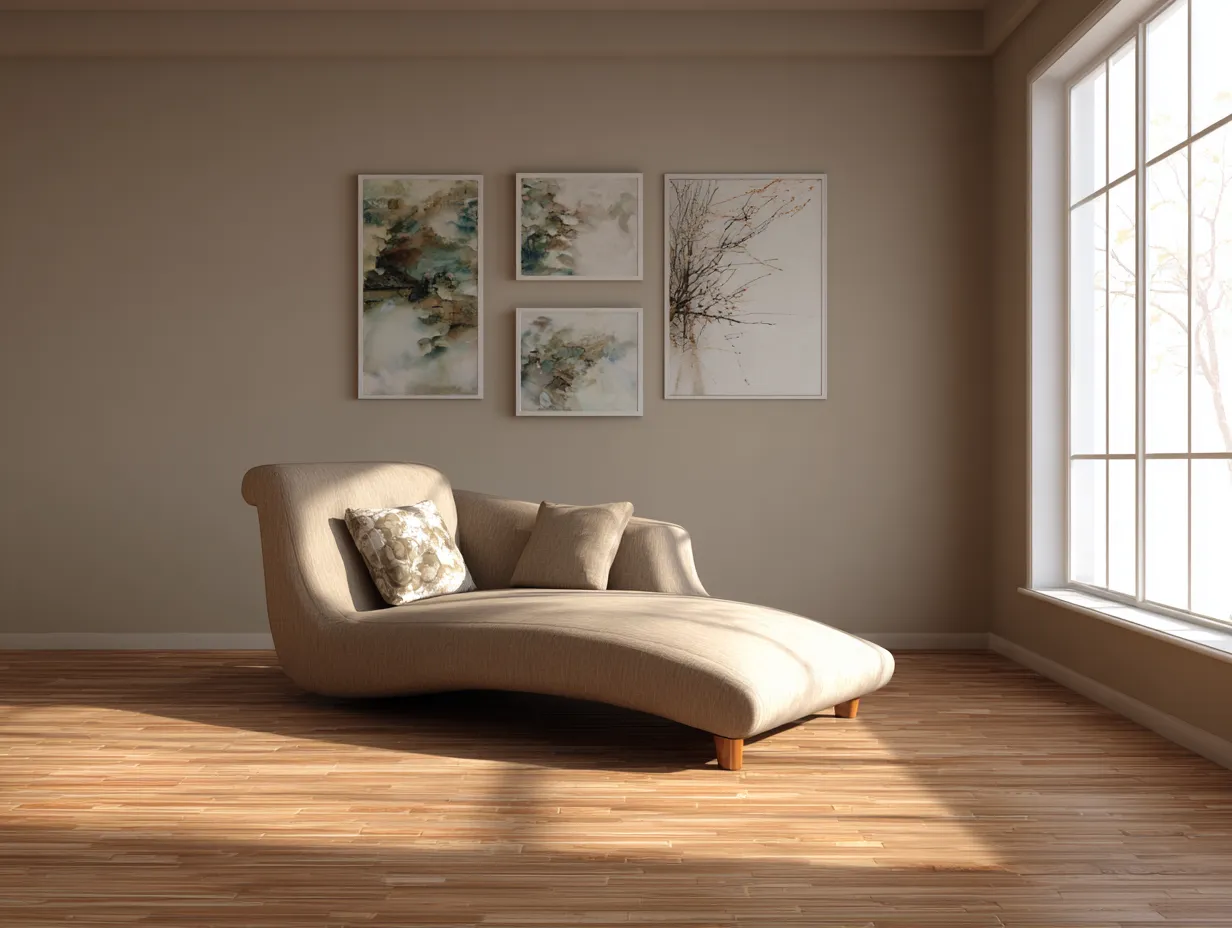 Chaise longue - tela-madera - 176x80x82 cm - beige - estilo moderno-Craftgetly