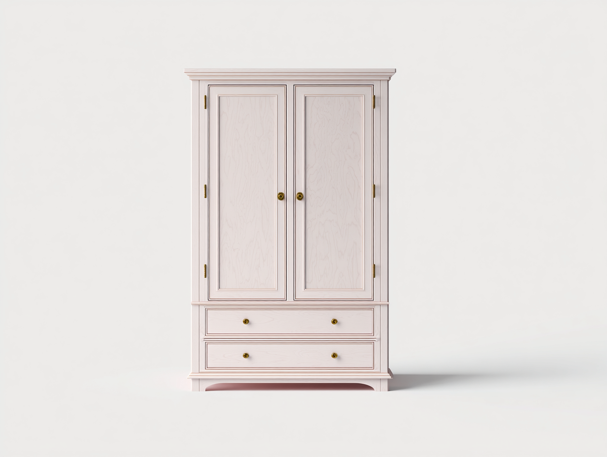 Armarios 2 puertas-madera-102x56x192 cm-blanco-estilo clásico-Roomuplab