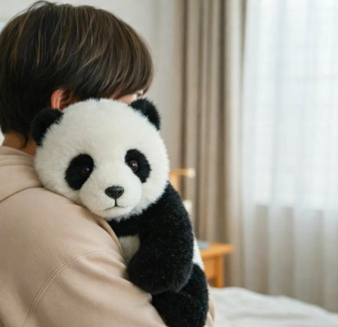 Prisrčna panda plišasti medvedek