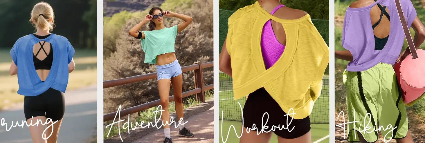 womens workout tops loose fit