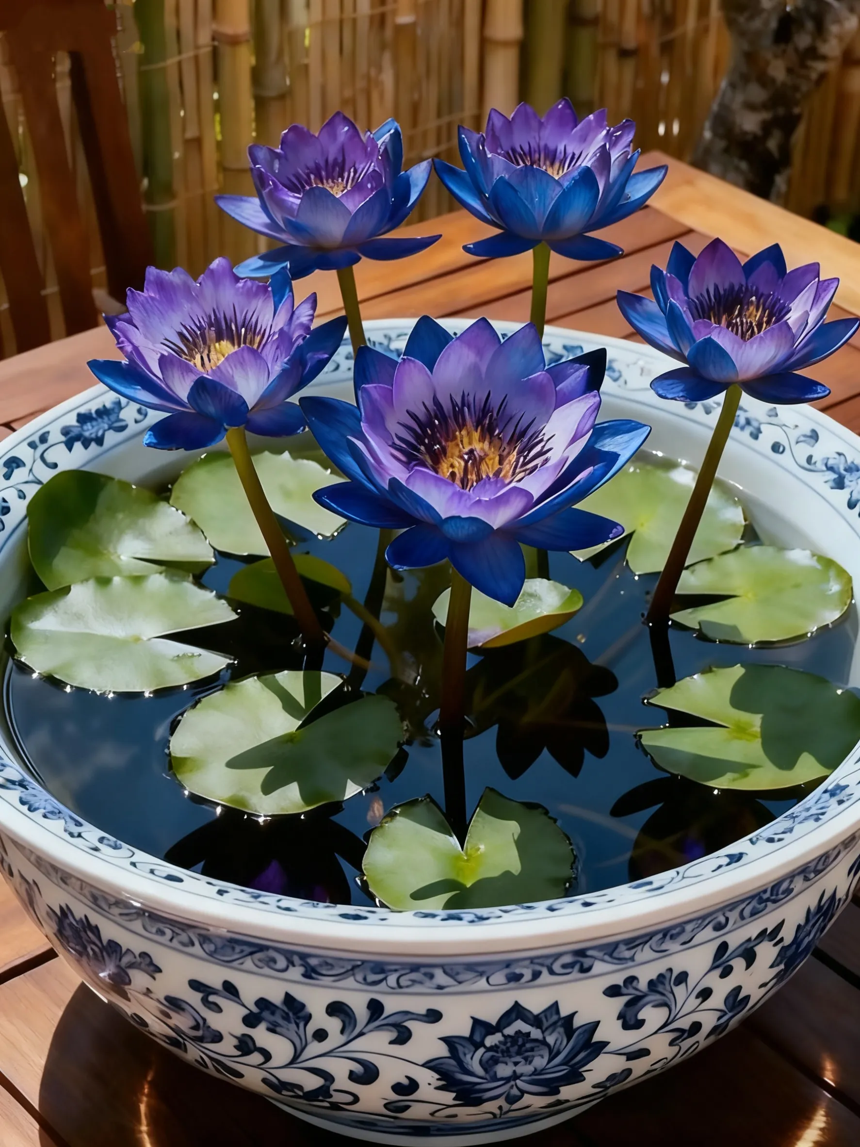 🌌💜 Лотос от сянката – редка красота за вашата градина 🌸