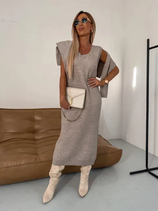 Соланж - Рокля с подходяща поло яка