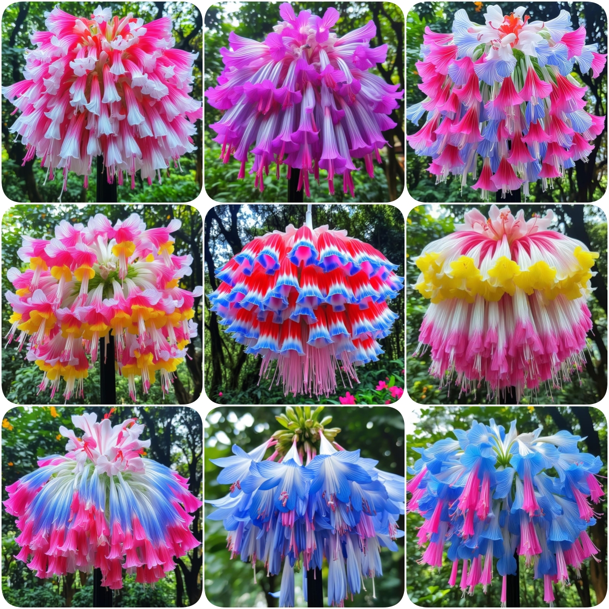 Red & Blue-Giant Hanging Lobelia Seeds🌊