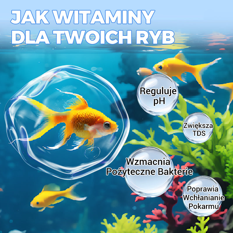 【1+2 gratis 】🐠Wydajna tabletka do oczyszczania wody w akwarium