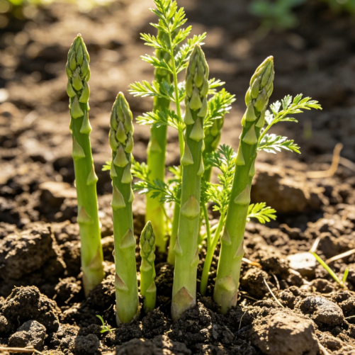 🌱 Wyhoduj własne szparagi z nasion — świeże, aromatyczne i trwałe 👑