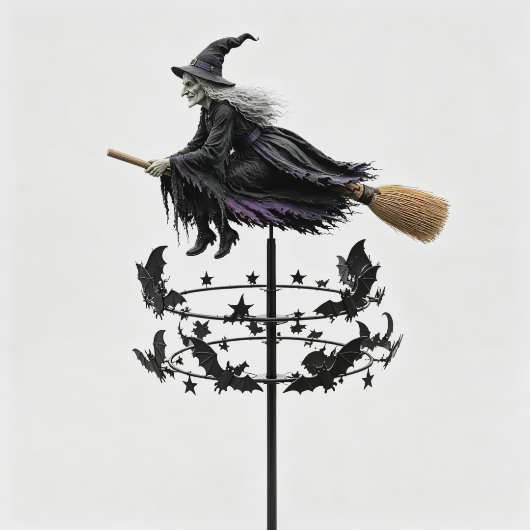 Halloween Early Bird Special🧙‍♀️ The Enchanted Witch Garden Wind Spinner