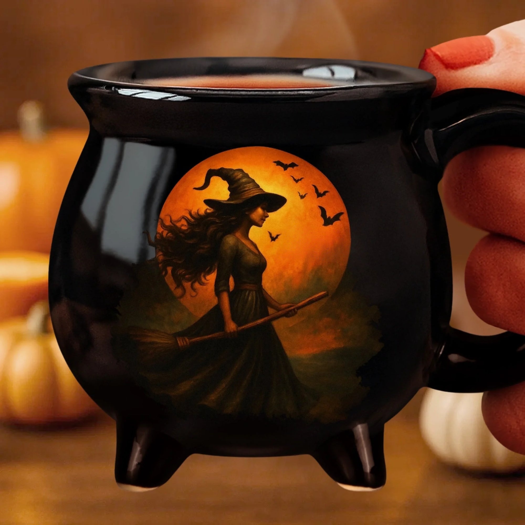 Witch Cauldron Coffee Mug - Witching You A Wicked Brew