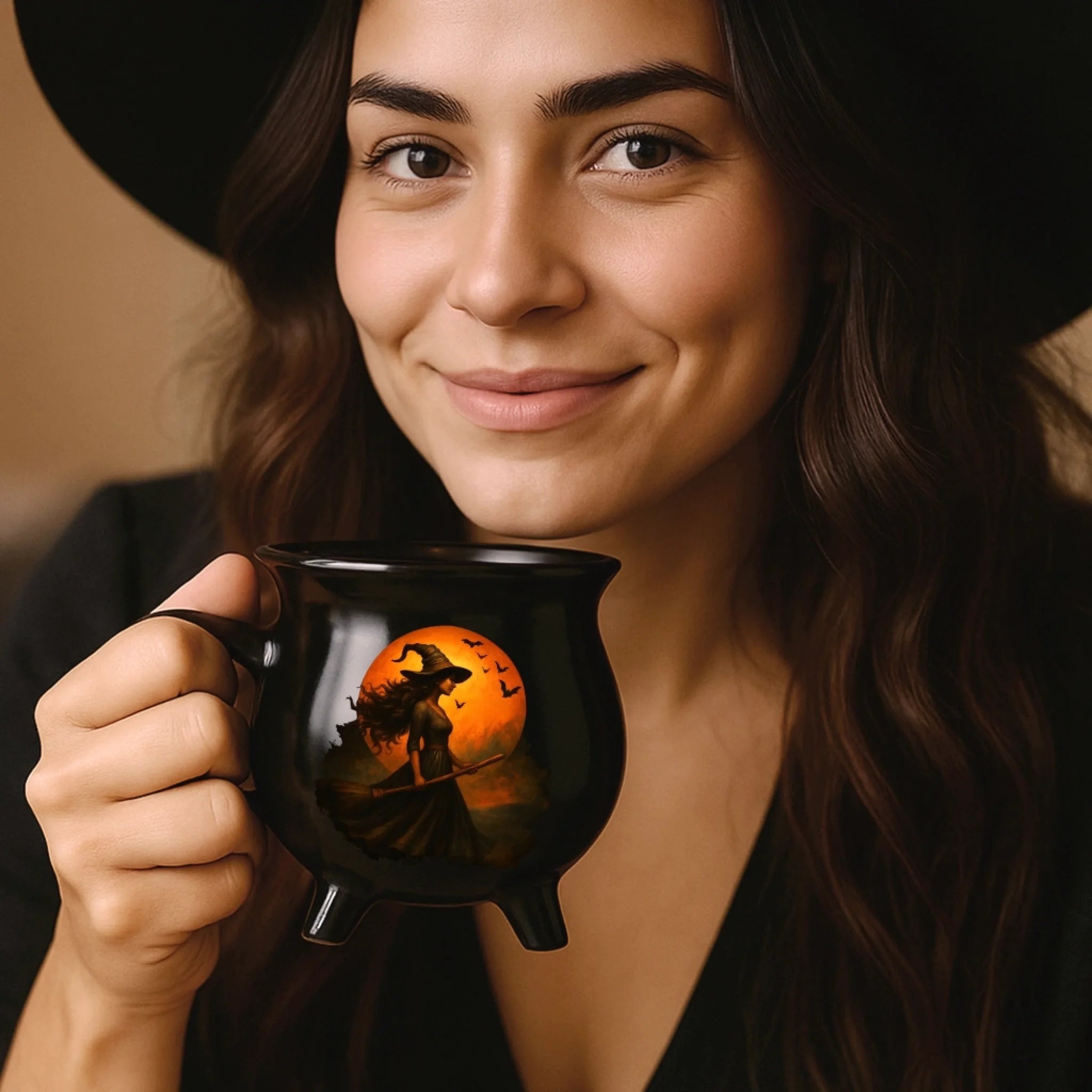 Witch Cauldron Coffee Mug - Witching You A Wicked Brew