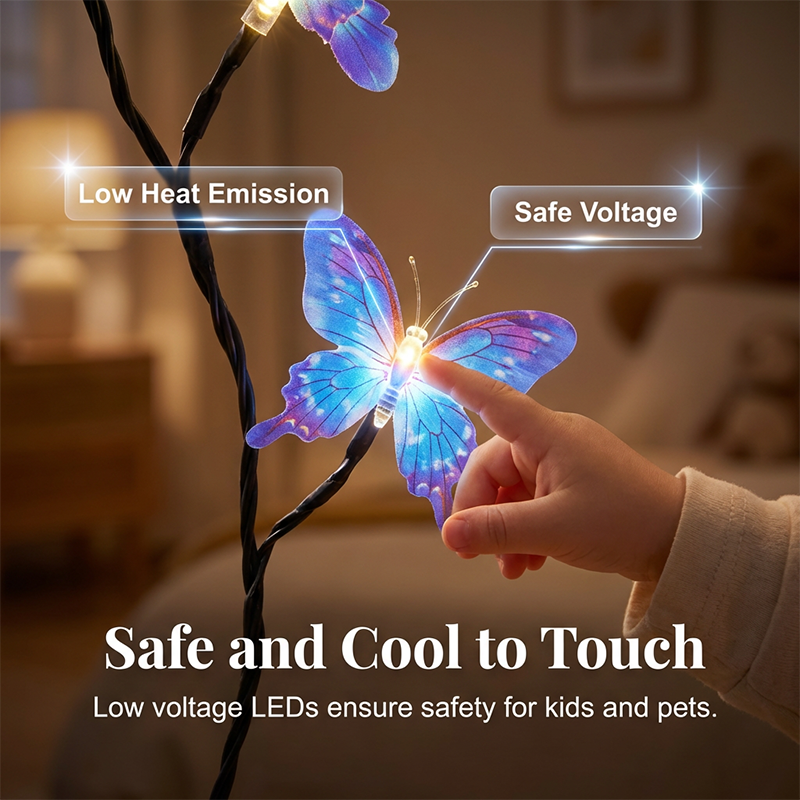 🥳2026 HOT SALE📢📢50K+ SOLD!🌿Romantic Butterfly Vine LED Lights