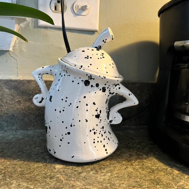 ☕🥃Handmade Canister With Attitude