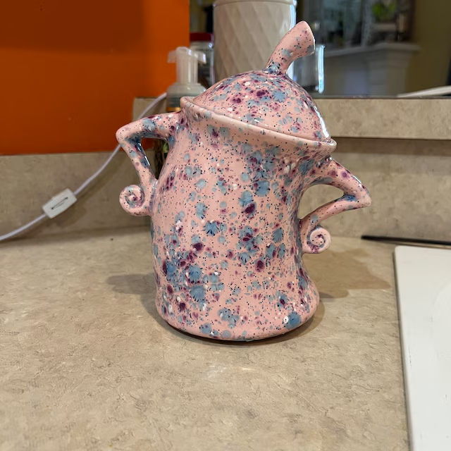 ☕🥃Handmade Canister With Attitude