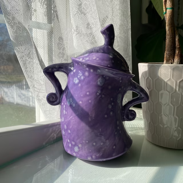 ☕🥃Handmade Canister With Attitude