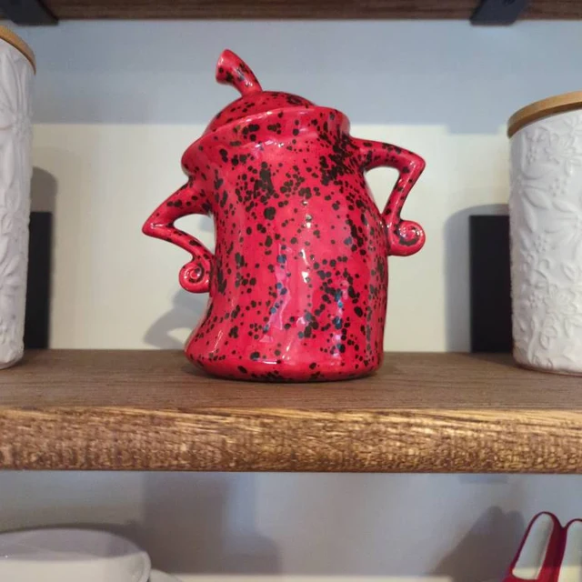 ☕🥃Handmade Canister With Attitude