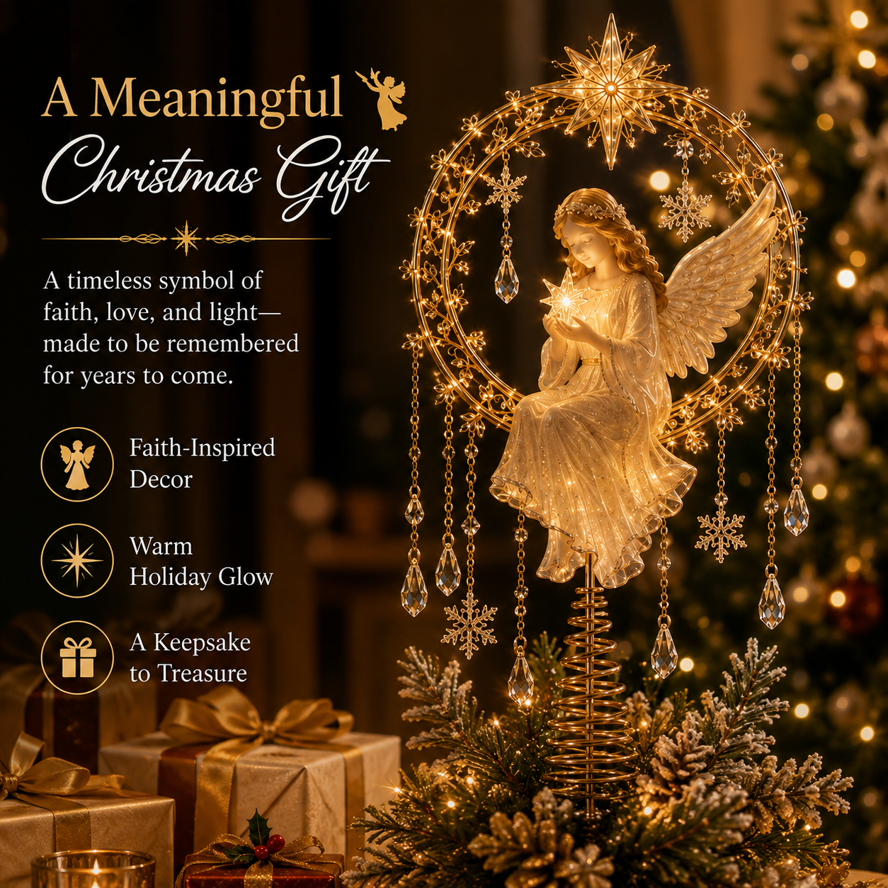 Angel's Christmas Moon Christmas gift