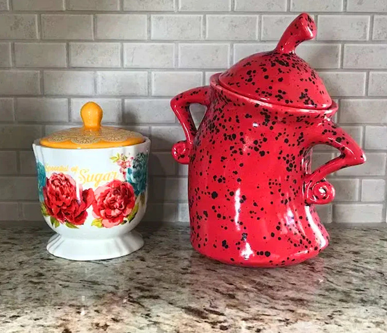 ☕🥃Handmade Canister With Attitude