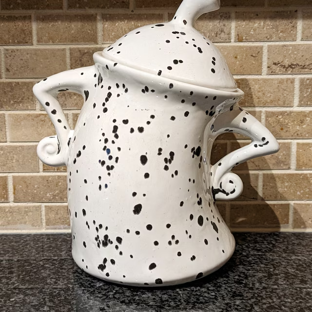 ☕🥃Handmade Canister With Attitude