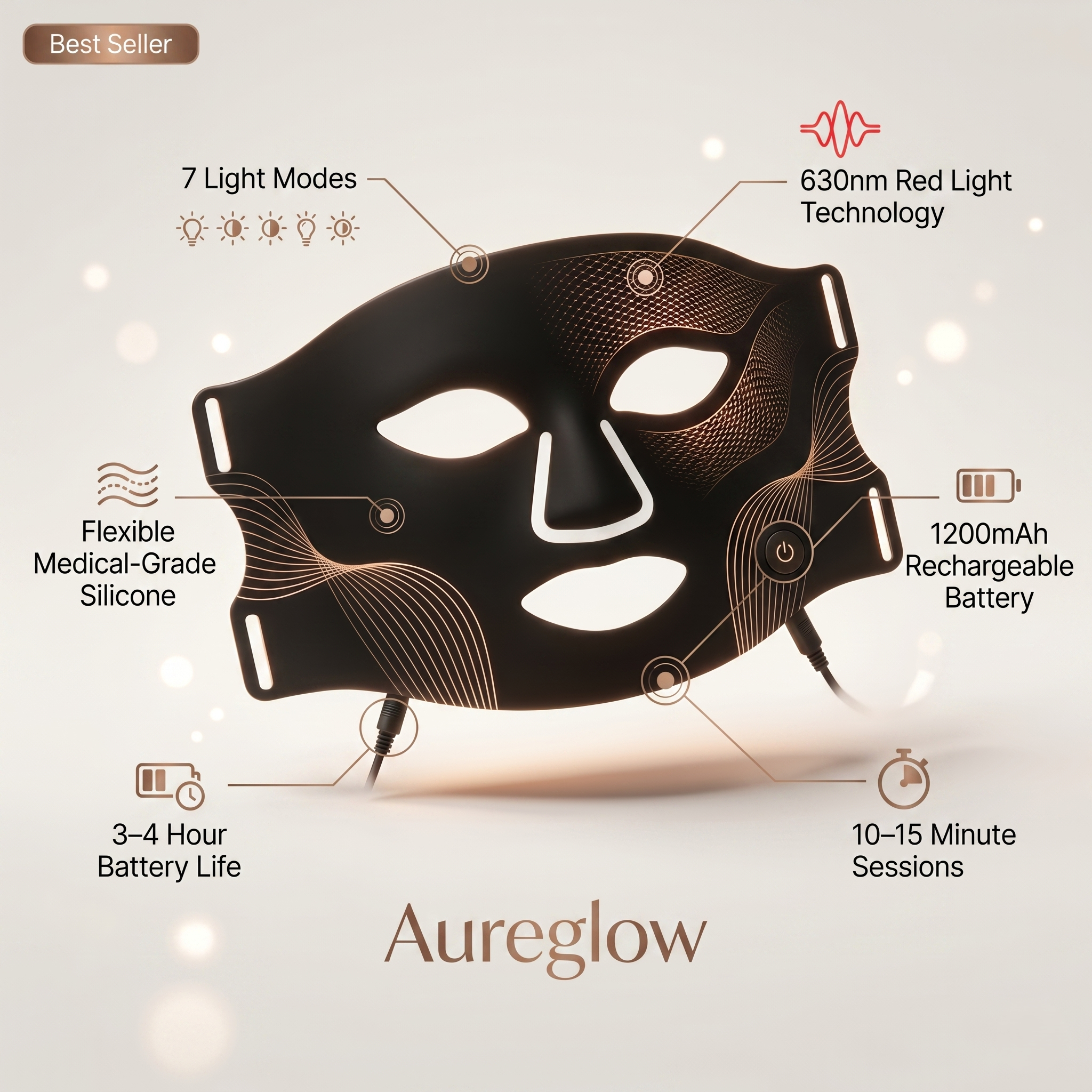Aureline AureGlow Facial Therapy Mask
