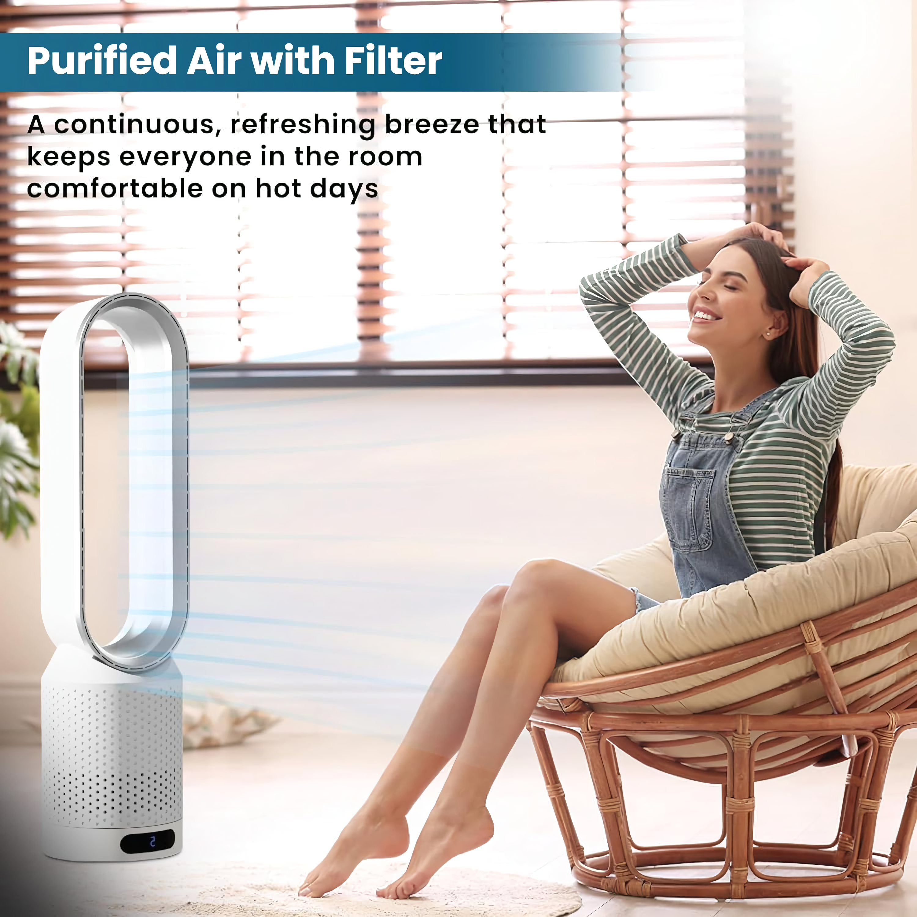 Airpureon Purificateur d'air 3 en 1
