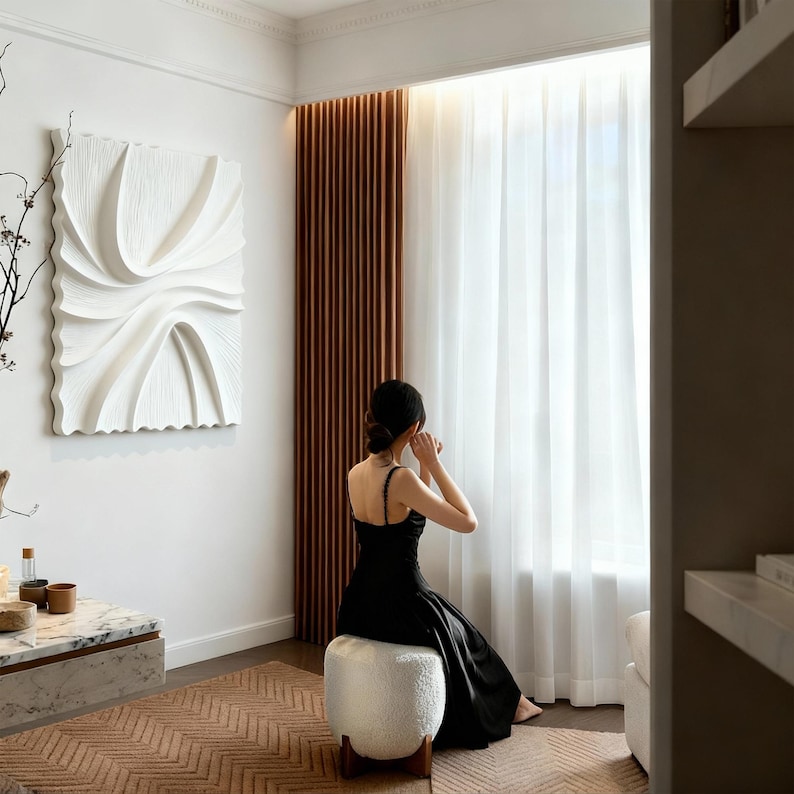 Pulse Form-3D Textured Wall Art