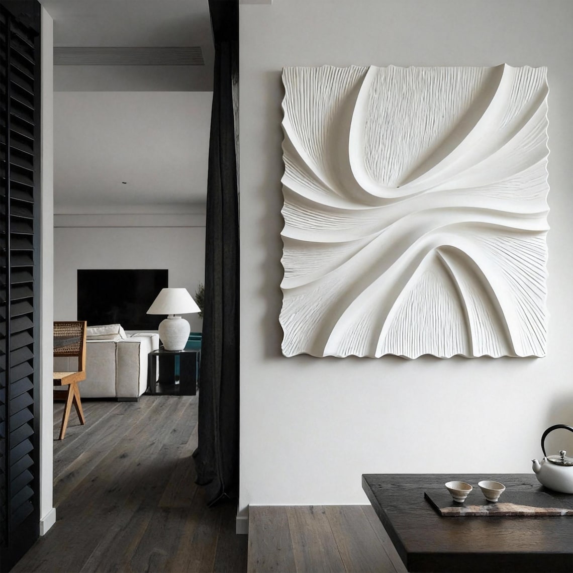 Pulse Form-3D Textured Wall Art
