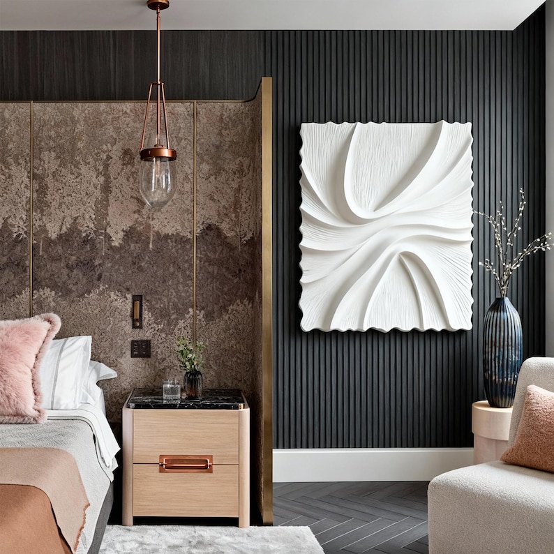 Pulse Form-3D Textured Wall Art