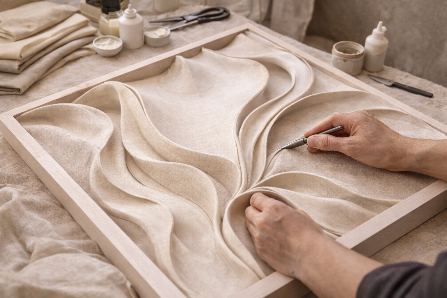 Geometric Textured Art