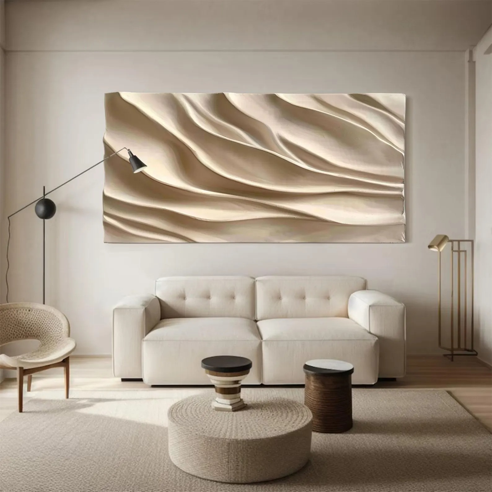 Gossamer Field-3D Textured Wall Art
