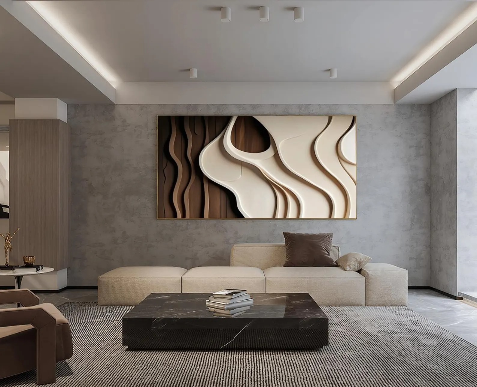 Dune-3D Textured Wall Art