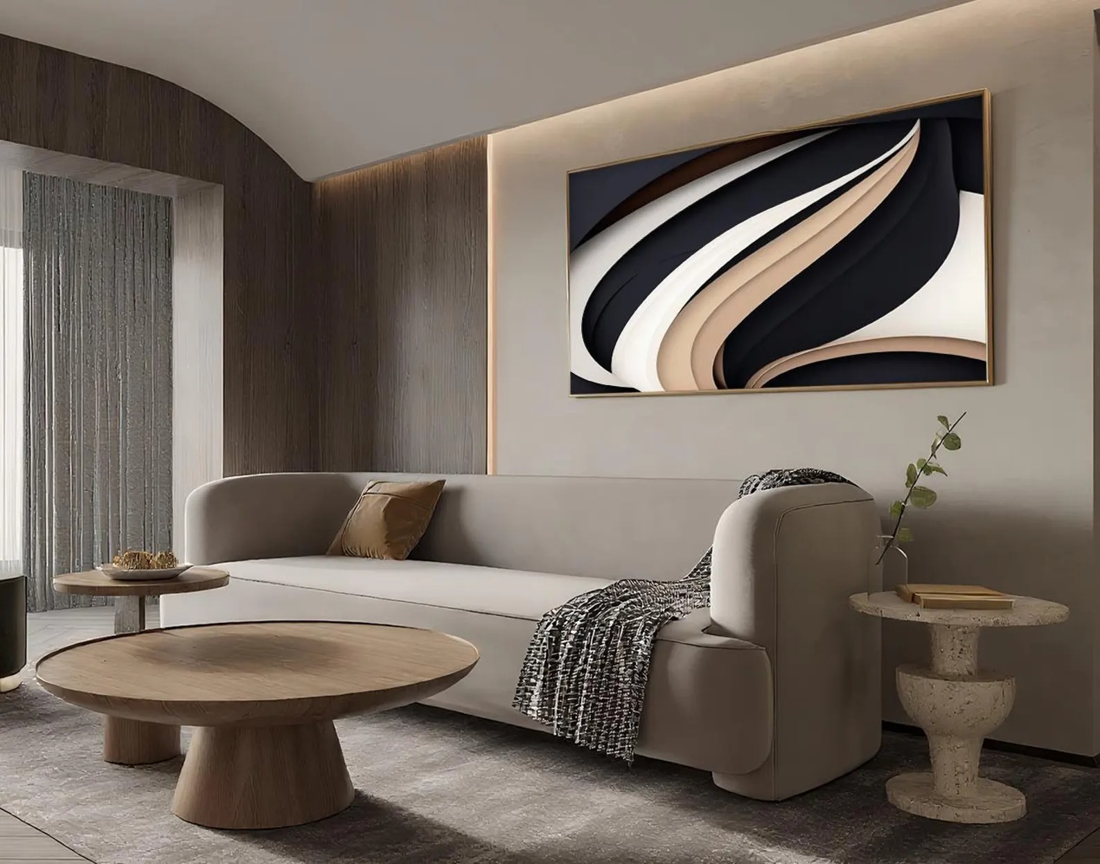 Swell-3D Textured Wall Art