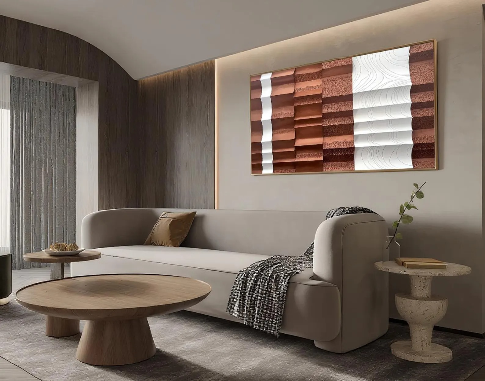 Burst-3D Textured Wall Art