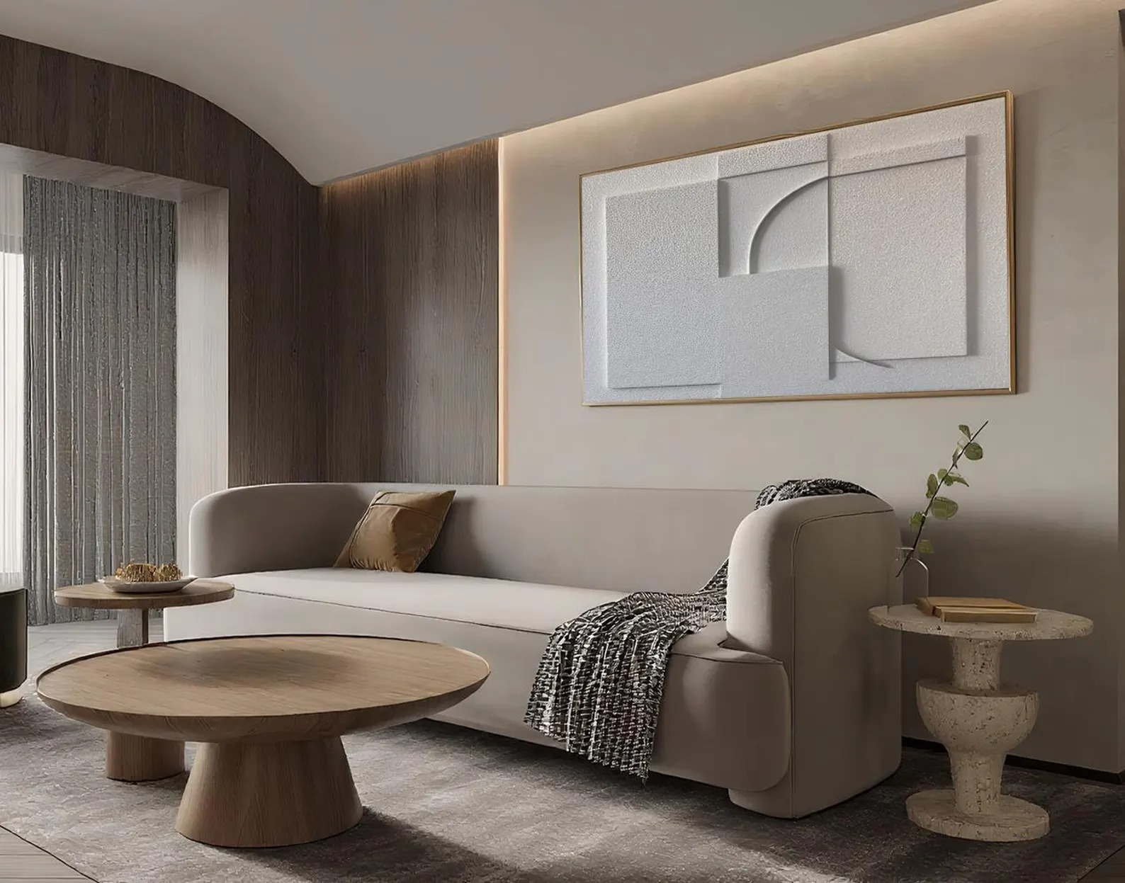 Arch-3D Textured Wall Art