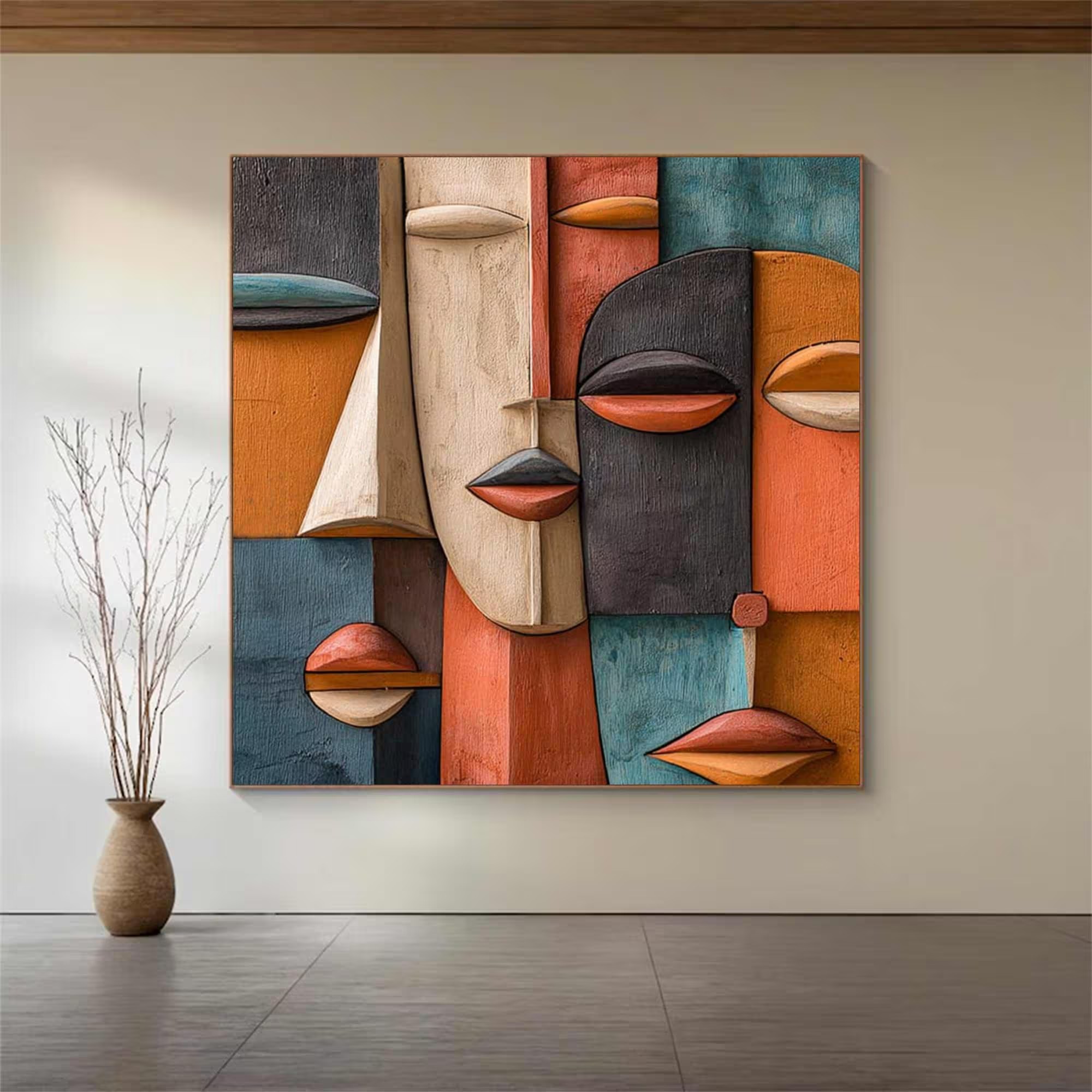 Feature Field-3D Textured Wall Art
