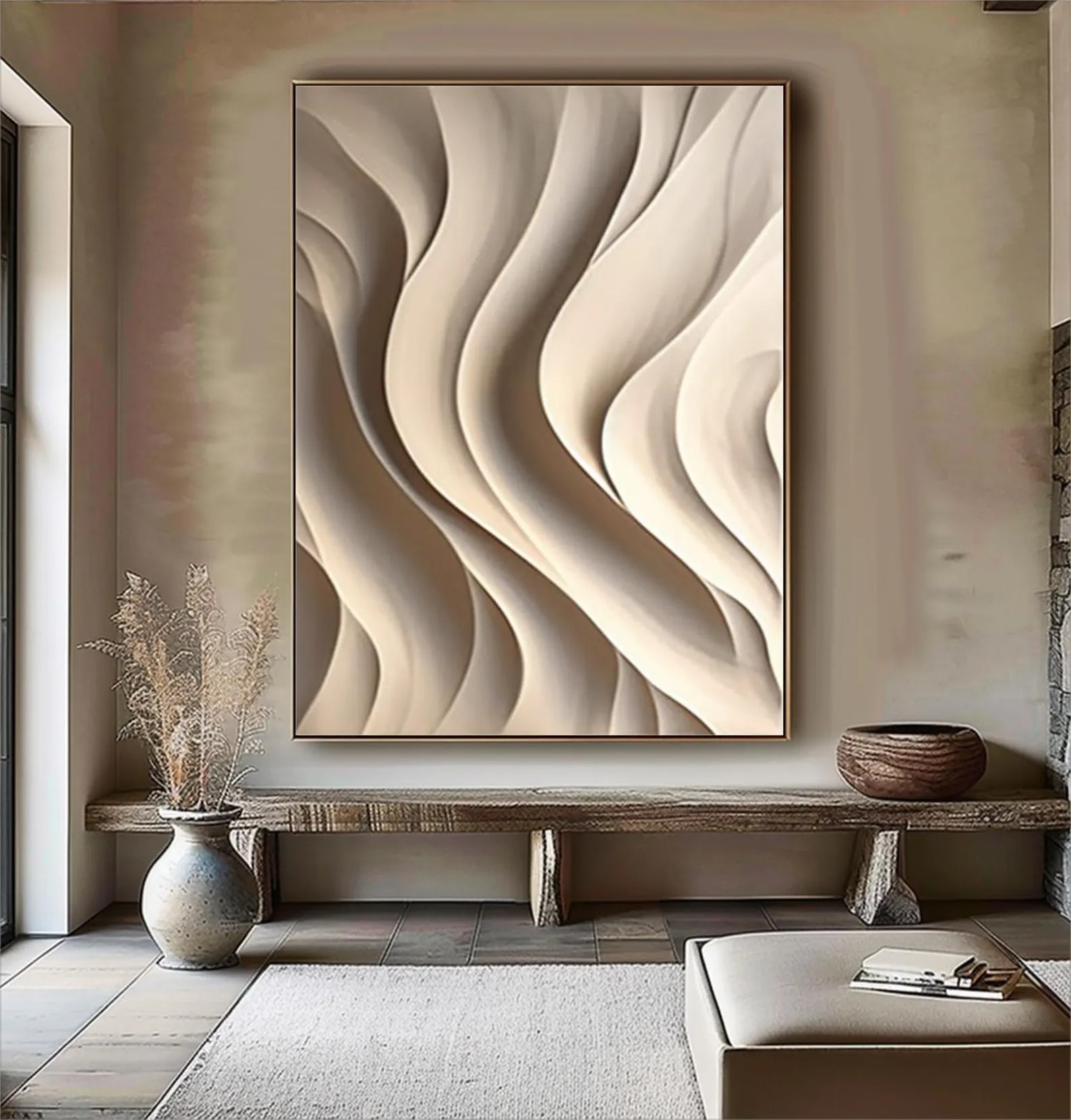 Whispering Dunes-3D Textured Wall Art