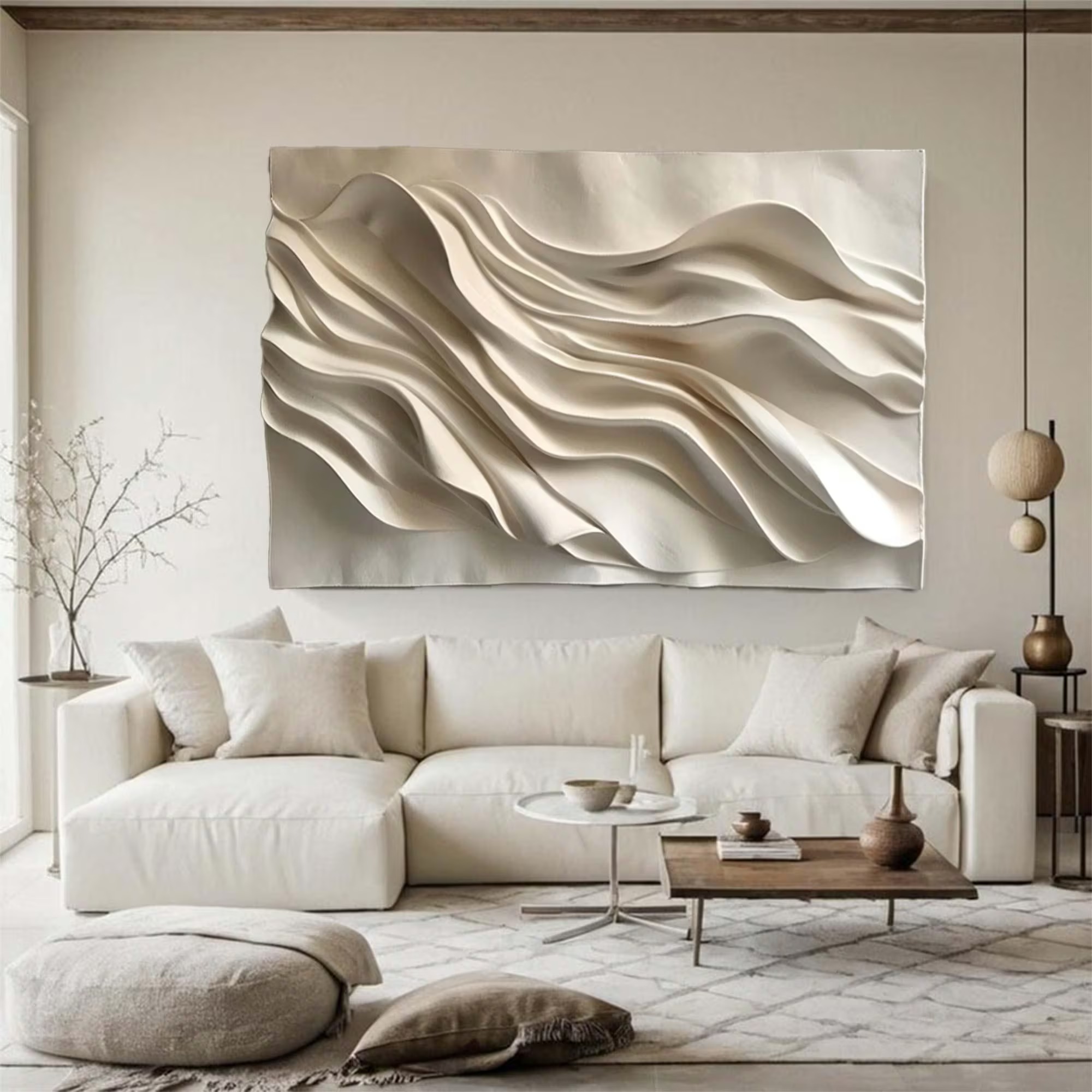 Fluid Architecture-3D Textured Wall Art