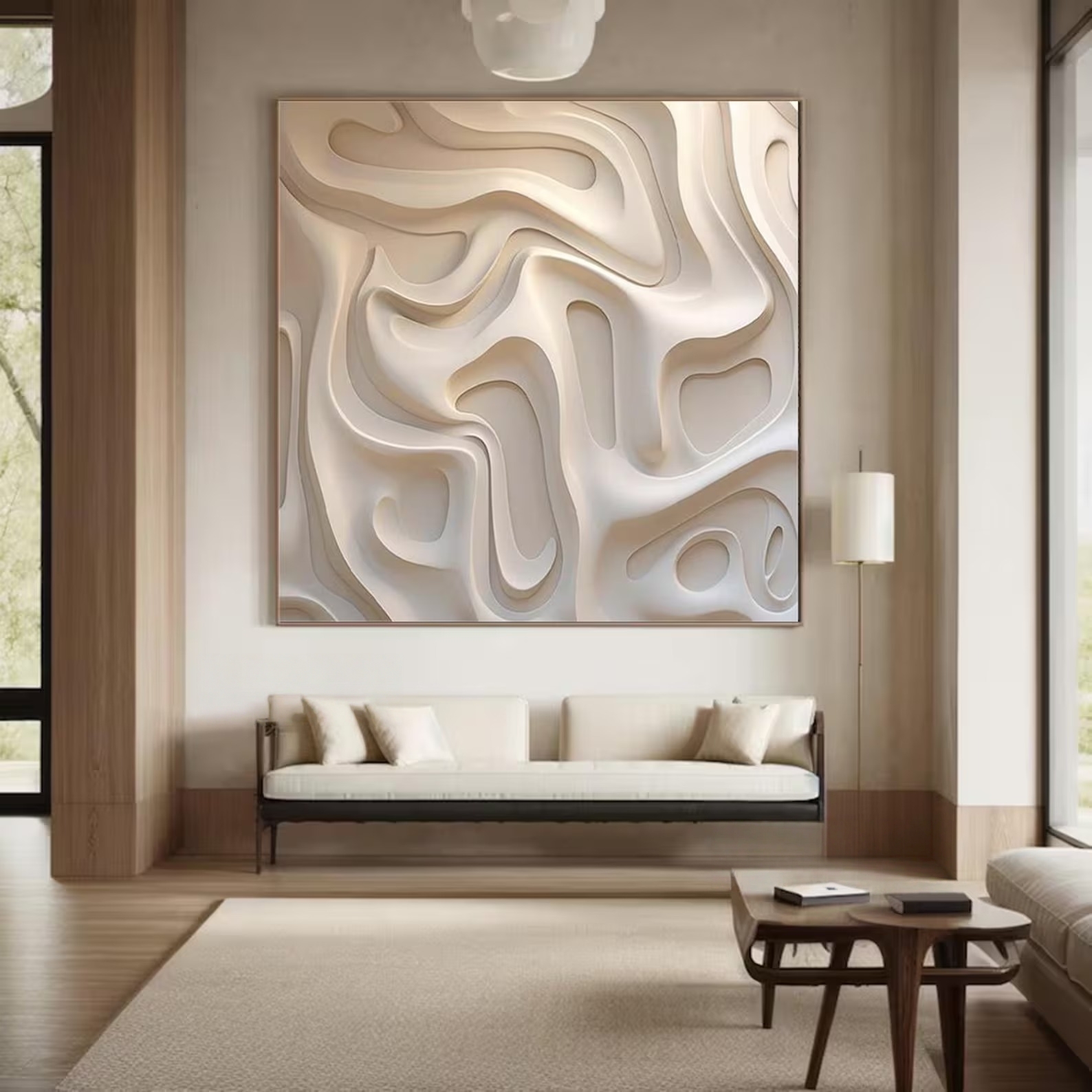 Mountain Vapor-3D Textured Wall Art
