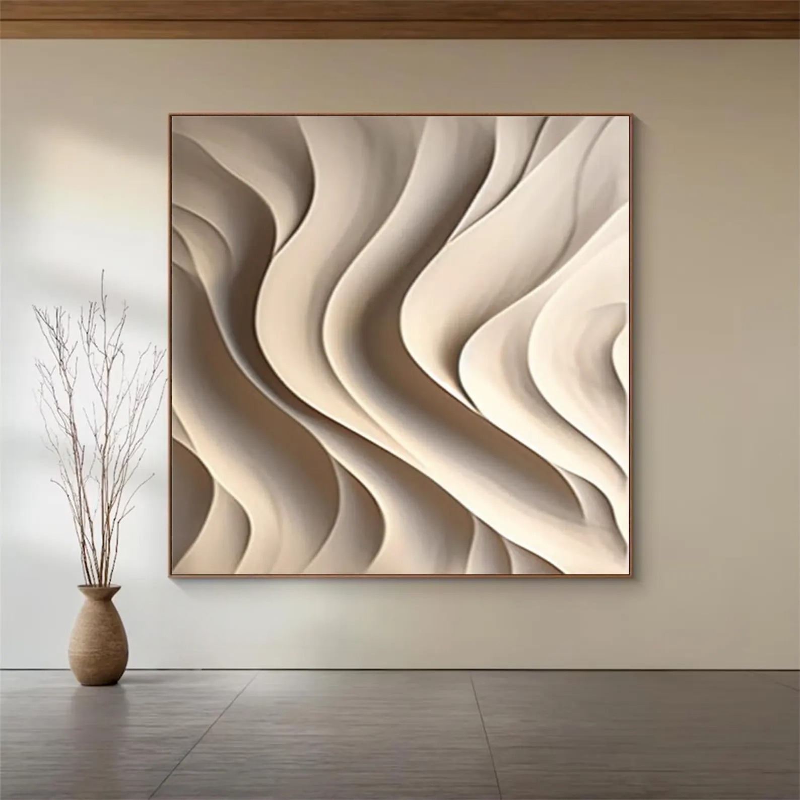 Weaving the Void-3D Textured Wall Art
